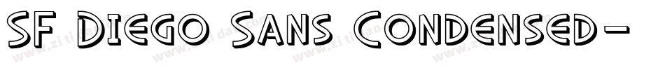 SF Diego Sans Condensed字体转换
